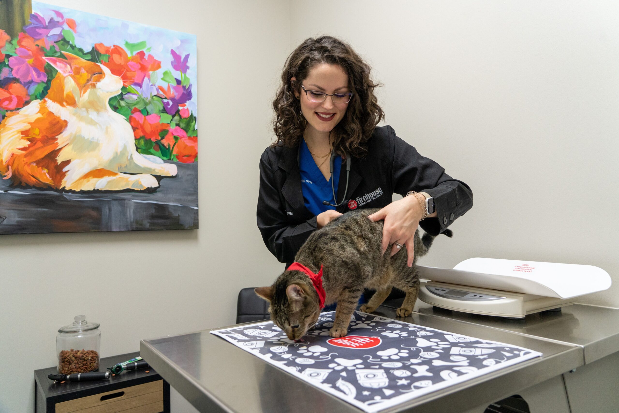 Dr Brianna Armstrong and cat