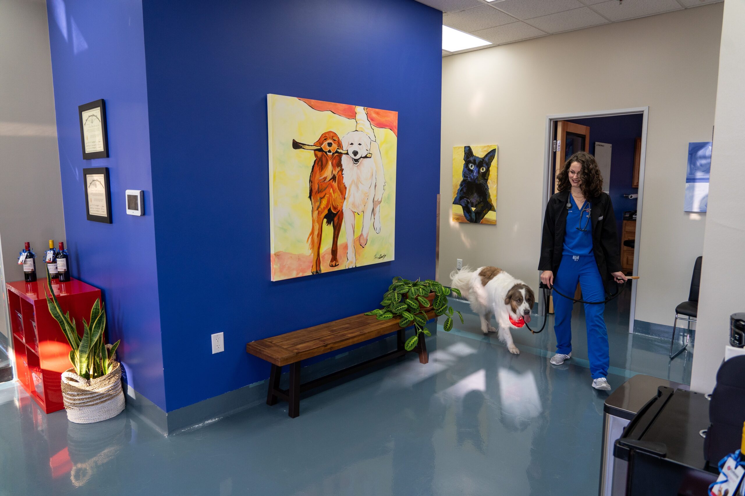 Dr Brianna Armstrong and dog